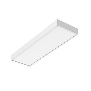 Светодиодный светильник "ВАРТОН" A170 2.0 офисный встраиваемый/накладной 16 Вт 4000К 595*180*50 мм IP40 с призматическим рассеивателем белый